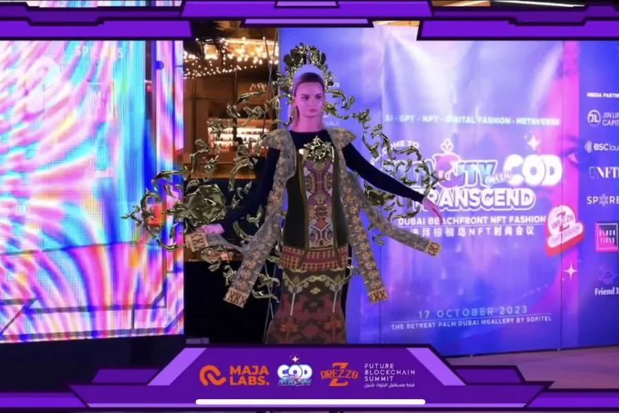Augmented Reality (AR) Digital Fashion Show Indonesia Tampil di Dubai, Tampilkan Kain 3D Endek dan Songket Bali